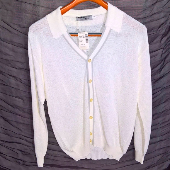 Vintage - Mondo NWT Sheer Collared Pullover - Picture 1 of 6